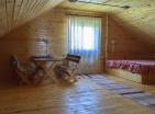 Holzhaus 140m2 1+1 mit Sauna zum Verkauf in Uskoci mit tollem Panoramablick