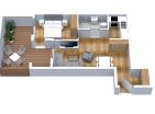 Neue möblierte Wohnungen mit 1 Schlafzimmer in Budva, 100 m vom Meer entfernt vom Entwickler