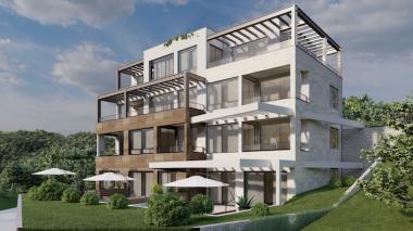 Exklusives 732 m2 großes Grundstück in Tivat zum Bau einer Wohnanlage für 10 Wohnungen