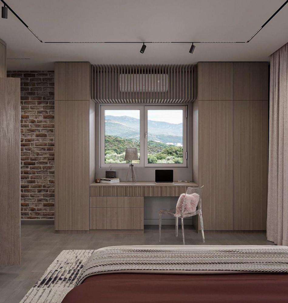 Neues 45 m2 Studio mit Meerblick in Becici mit Terrasse