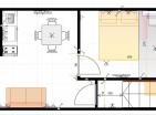 2 wohnungen 72 m2 im Zentrum von Budva mit Terrassen zur Vermietung von Geschäften