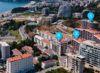 Atemberaubender Meerblick: Luxuswohnung in anatolischer Küstenresidenz in Bečići