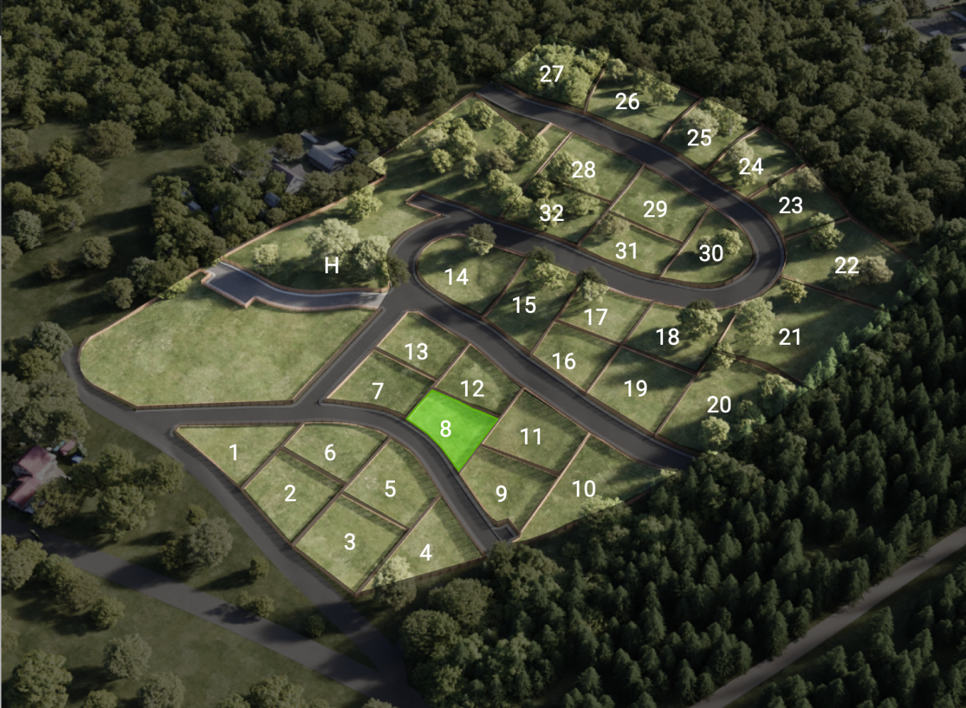 Exklusives Berggrundstück von 583 m2 in Žabljak in der Residenz Chaledorf