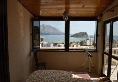 Apartment, 68 m2, in Budva, mit Panoramablick auf das Meer